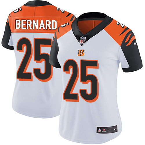 Nike Bengals #25 Giovani Bernard White Women's Stitched NFL Vapor Untouchable Limited Jersey - Click Image to Close